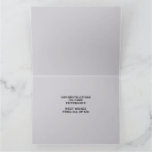 スカイラインからのジャンボ退職祝い カード (内部)