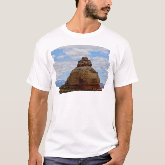 スカイラインと石 Tシャツ (正面)