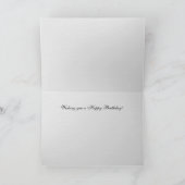 スカイラインのテーマのバースデー・カード カード (内部)