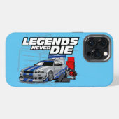 スカイラインの伝説は死なない! iPhoneケース (裏面横)
