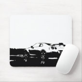 スカイラインの側面図 マウスパッド (マウス)