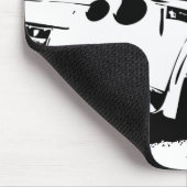 スカイラインの背面図の打撃 マウスパッド (コーナー)