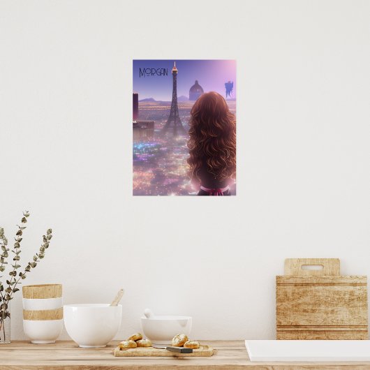 スカイラインを夢見るアニメシティガールデイ ポスター (キッチン)