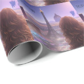 スカイラインを夢見るアニメシティガールデイ ラッピングペーパー (ロールコーナー)