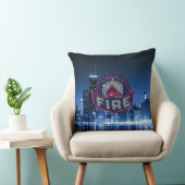 スカイラインを持つシカゴ火災 クッション (椅子)