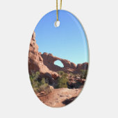スカイラインアーチへのトレイル セラミックオーナメント (左)
