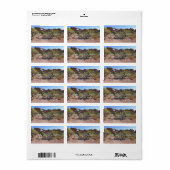 スカイラインアーチズアットアーチズナショナルパーク ラベル (フルシート)