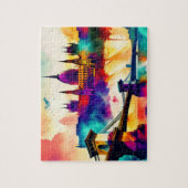 スカイラインカラフルブダペスト ジグソーパズル (縦)