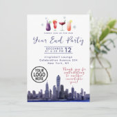 スカイラインカンパニー年末パーティー招待状 招待状 (スタンド正面)