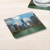 スカイラインシカゴ スクエアペーパーコースター (アングル)