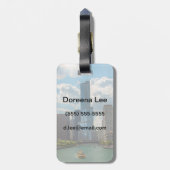 スカイラインシカゴ ラゲッジタグ (裏面縦)