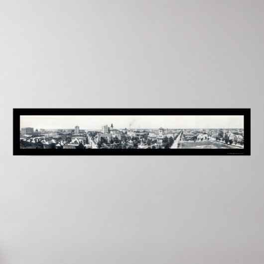 スカイラインジャクソンビルFL写真1910 ポスター (正面)