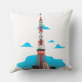 「スカイラインセレニティ：ブルータワーピロー」 クッション (裏面)