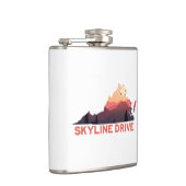 スカイラインドライブシェナンドアバージニアの地図 フラスク (右)