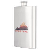 スカイラインドライブシェナンドアバージニアの地図 フラスク (左)