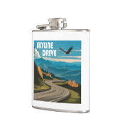 スカイラインドライブバージニアイーグル フラスク (左)