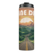 スカイラインドライブバージニアサンセット タンブラー (正面)