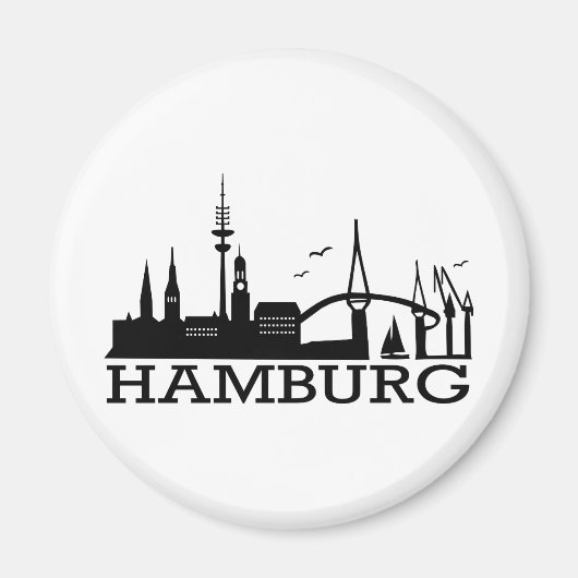 スカイラインハンブルク マグネット (正面)