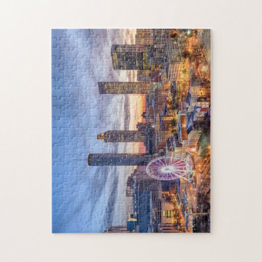 スカイラインビューアトランタジョージアゲタウェイズアトランタバカ ジグソーパズル (縦)