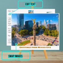 スカイラインメキシコシティの独立記念碑
