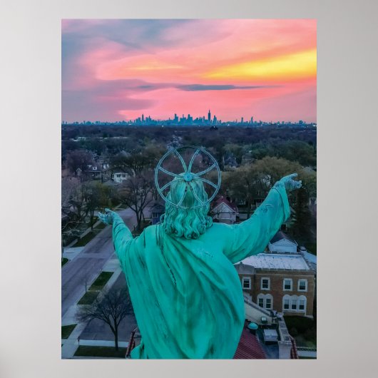 スカイライン上での上昇 ポスター (正面)