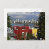 スカイライン, バンクーバー, BC ポストカード (正面/裏面)