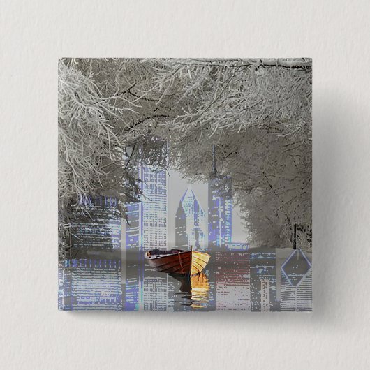 スカイライン 缶バッジ (正面)