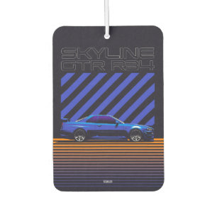 スカイライン GT-R R34 ベイサイドブルー カーエアーフレッシュナー