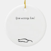 スカイラインGTRのクリスマスオーナメント セラミックオーナメント (裏面)