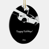 スカイラインGTRの圧延の打撃のクリスマスオーナメント セラミックオーナメント (右)