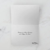 スカイラインGTR転がのショットのクリスマスホリデーカード シーズンカード (内部)