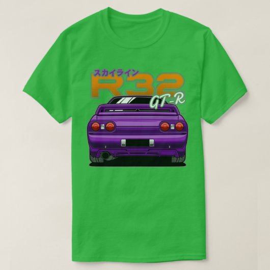 スカイラインGTR R32 1 Tシャツ (デザイン正面)