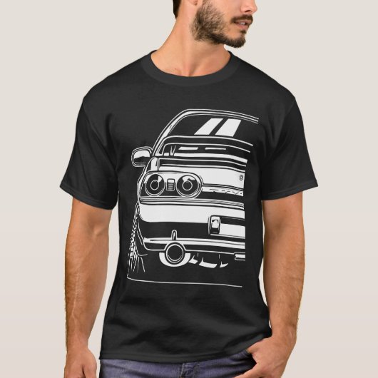 スカイラインGTR R32 JDM Tシャツ (正面)