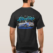 スカイラインGTR R34 (ブライアン・オコナーのアイコン) Tシャツ (裏面)