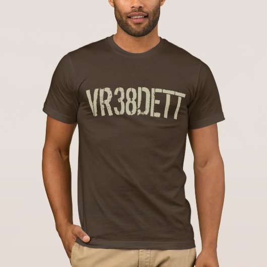スカイラインGTR VR38DETTエンジンコード Tシャツ (正面)