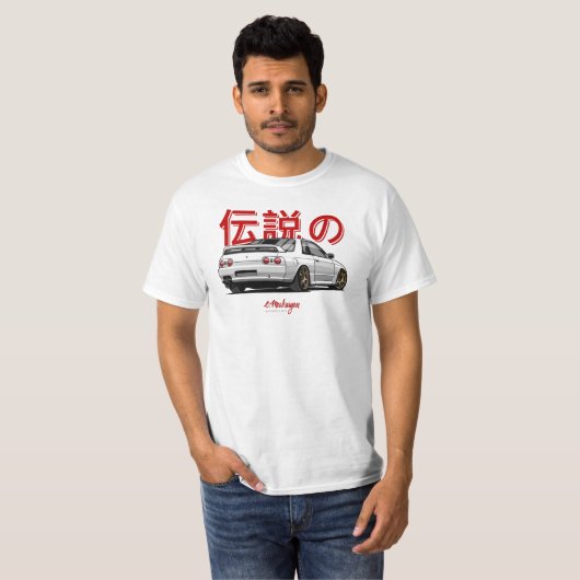 スカイラインR32 GTR Tシャツ (正面フル)