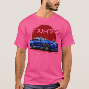 スカイラインR34 GTR 1 Tシャツ