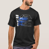 スカイラインR34 JDM Tシャツ (正面)
