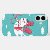 スカイラブ子猫飛んでいるキューピッドキャット Case-Mate iPhoneケース (裏面 (横))