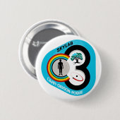 スカイラブ計画3の代表団パッチ 缶バッジ (正面&裏面)