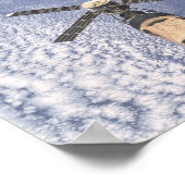 スカイラボ宇宙駅の表示 ポスター (角)