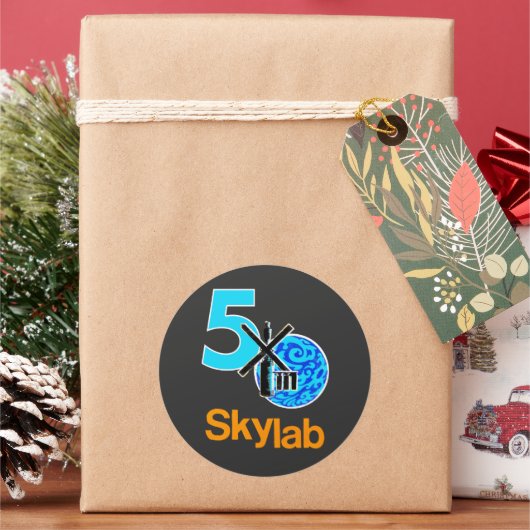 スカイラボ50周年記念シャツ ラウンドシール (クリスマス)