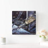 スカイラボ スクエア壁時計 (ホーム)