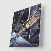 スカイラボ スクエア壁時計 (傾斜)