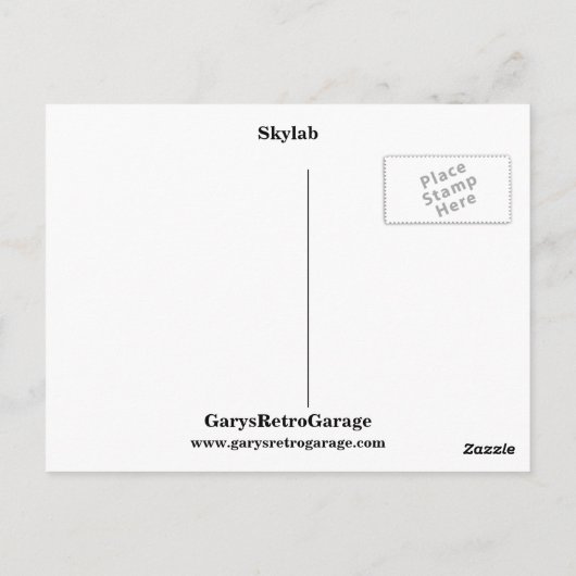 スカイラボ ポストカード (裏面)