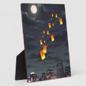 スカイランタン/イエローランプ/ナイトライト フォトプラーク (側面)