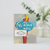 スカイランチモーテルサイン ポストカード (スタンド正面)