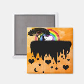 スカイランドレインボー マグネット (正面/裏面)