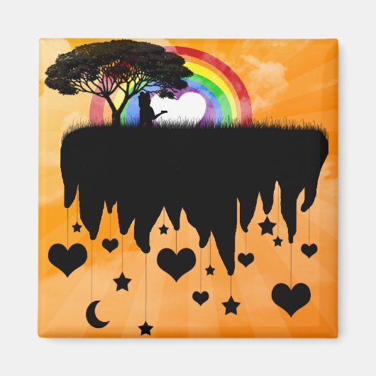 スカイランドレインボー マグネット (正面)