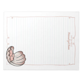 スカイラーホタテの裏地 ノートパッド